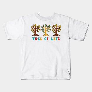 Tree of life trio Kids T-Shirt